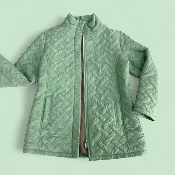 VRHTF Seafoam Quilted Winter Jacket European    size Medium Excellent Condition - Picture 2 of 14